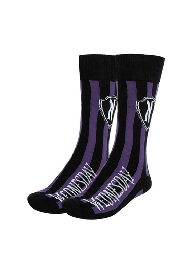 Cerda Κάλτσες Wednesday Black/Purple