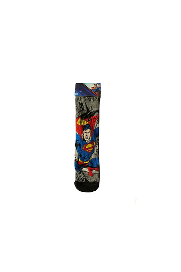 DC Comics Superman Socks Grey