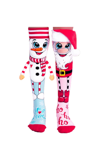 Madmia Santa & Snowman High Socks