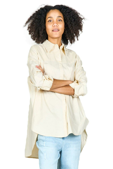 Oversized Shirt Beige