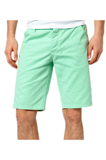 Bellfield men's chino shorts in light green