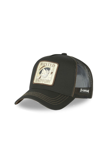 Capslab Trucker Hat One Piece Luffy Black