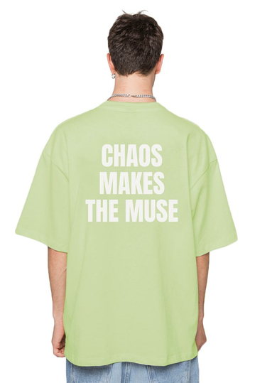 Kaotiko Chaos T-shirt Washed Lime