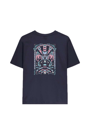 Kaotiko Pinball T-shirt Navy