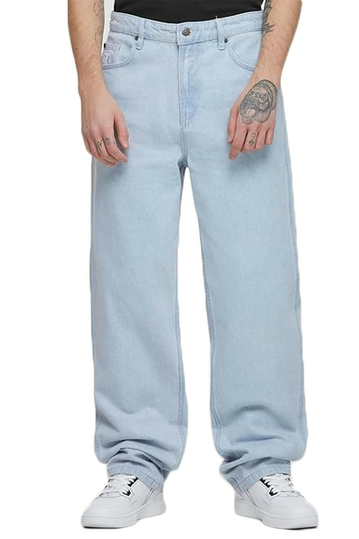 Karl Kani Small Signature Baggy Denim Bleached Blue