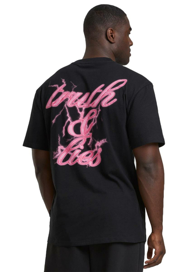 Karl Kani T-Shirt Truth & Lies Light Black