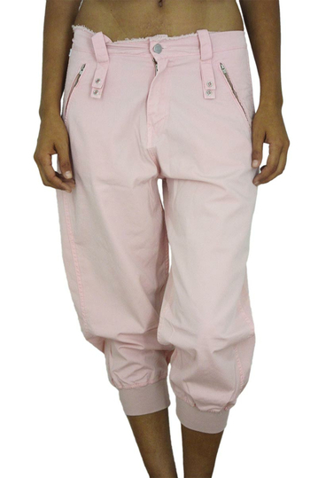 Women's capri pants pink Indian Rose
