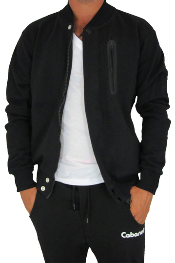 Cabaneli sweat jacket black