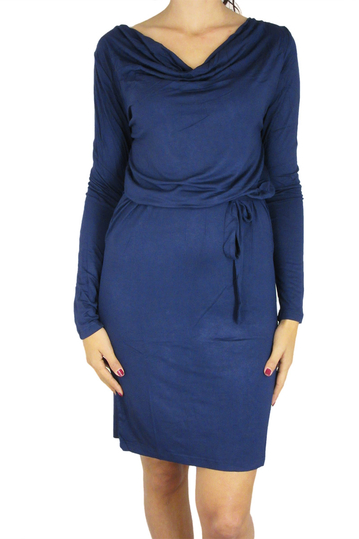 Smash long sleeve dress Ignacia blue