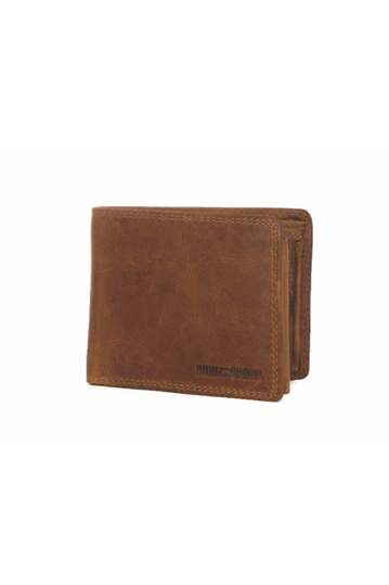 Hill Burry men's leather wallet brown