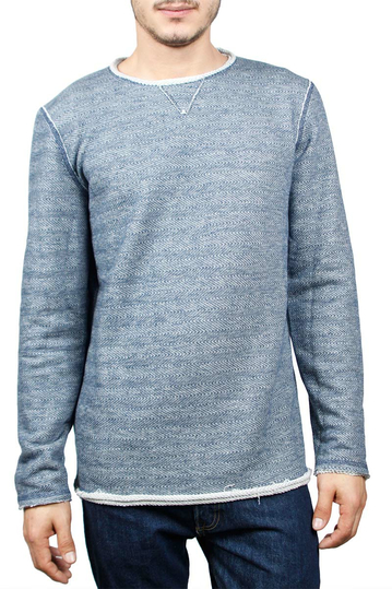 Best Choice men's sweatshirt blue melange