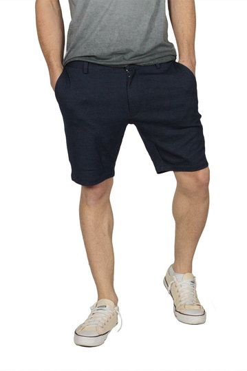 Anerkjendt Sheet men's shorts dark blue with dots