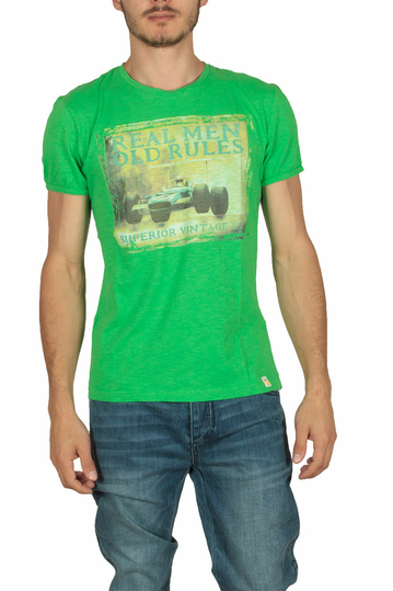 Superior Vintage ανδρικό t-shirt πράσινο