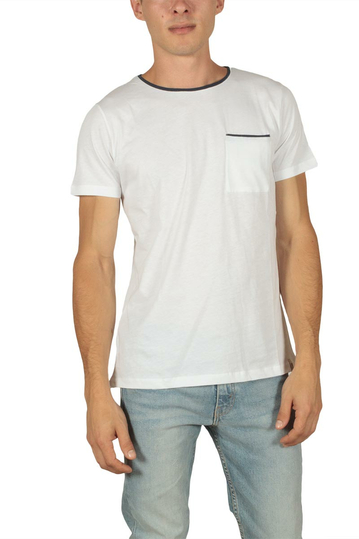 French Kick Line ανδρικό t-shirt λευκό