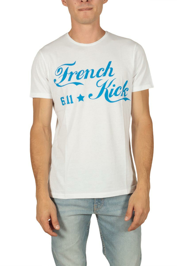 French Kick FK ανδρικό t-shirt λευκό