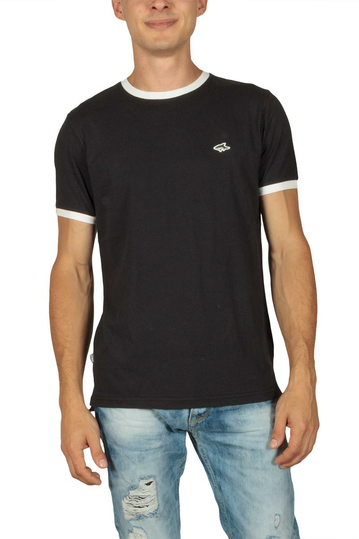 Le Shark Petersham ανδρικό t-shirt μαύρο