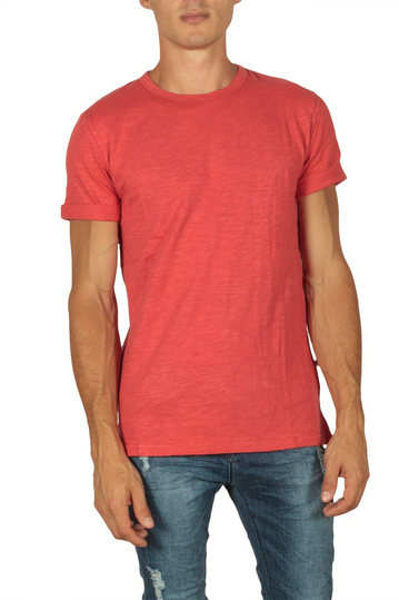 Minimum Delta men's slub t-shirt cranberry
