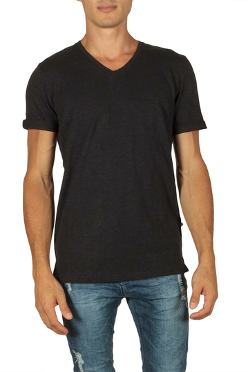 Minimum Earlham men's slub t-shirt black