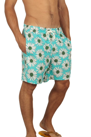 Gerry Nick men's swim shorts floral blue