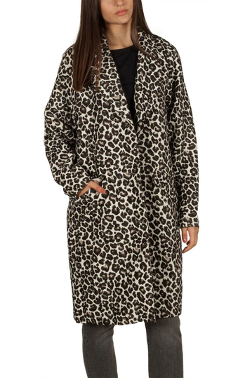 Soft Rebels Bess leopard coat