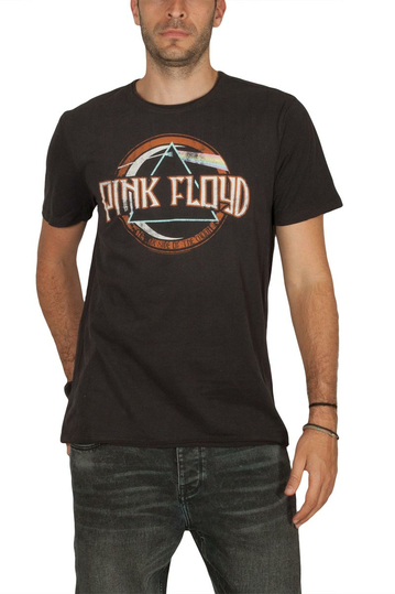 Amplified Pink Floyd on the run t-shirt charcoal