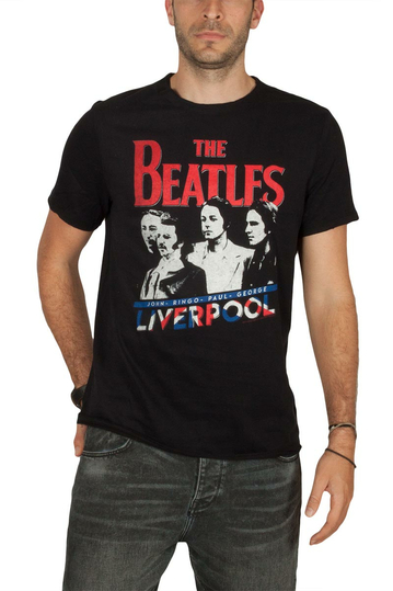 Amplified The Beatles Liverpool t-shirt black