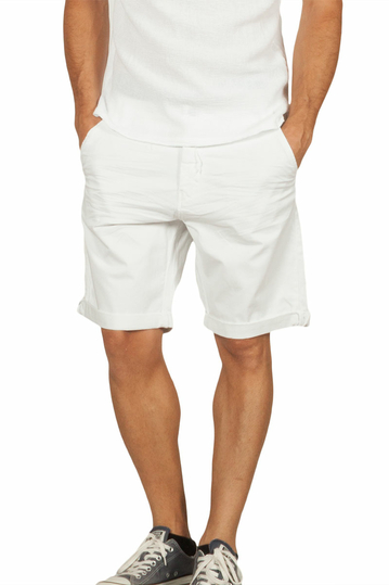 Biston men's chino shorts white