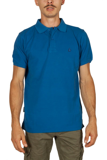 Beneto Maretti pique polo shirt electric blue