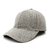 Tweed baseball cap light grey