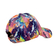 Strapback Jockey Hat Colourful Abstract - Purple