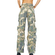 Camouflage Cargo Pants With Multiple Pockets