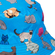 Reversible Bucket Hat Cats Print Blue