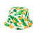 Reversible Bucket Hat Banana & Leaves Print White