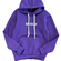 Unisex Hoodie Teddy Bear Relaxed Purple