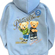 Unisex Hoodie Teddy Bear Pleasures Light Blue