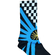 Checkerboard Socks Blue