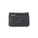 Zevento Leather Zippered Coin Wallet RFID Black