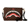 Sprayground Sharks In Paris Blur Crossover Clutch