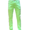 Men's color denim neon green
