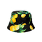 Reversible Bucket Hat Lemon Print Black