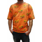 Humor men's orange print t-shirt Calf