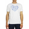 Combos heart print t-shirt white