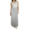 Migle + me sleeveless maxi dress grey with lace top