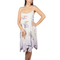 Free People faded bloom strappy mini dress ivory combo