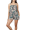 Strappy playsuit with paisley print