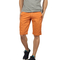 Men's chino shorts dark orange