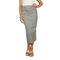 Soft Rebels Stella striped midi skirt grey-off white