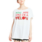 Migle + me Melon γυναικείο baggy t-shirt ημίλευκο