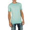 Men's longline t-shirt pastel turquoise melange
