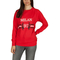 Daisy Street women's sweatshirt red Milan print